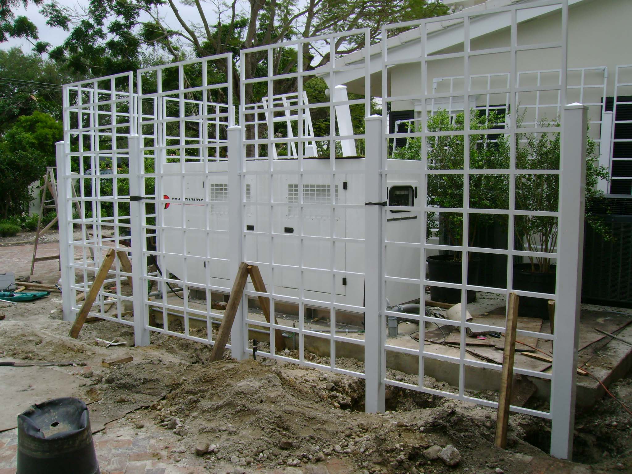 2 x 8 wall trellis